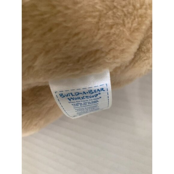 Build A Bear Plush Pug Dog Puppy Stuffed Animal Toy Beige Black 13.5 in Length x - Picture 5 of 5